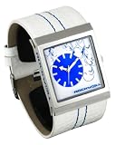 Rockwell Women's MC102 Mercedes White Leather and Blue Watch