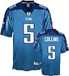 Kerry Collins Youth Jersey: Reebok Light Blue Replica #5 Tennessee Titans Jersey