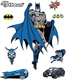 Cartoon Batman Wall Stickers DIY Mural Art Decal Self Adhesive Removable PVC Wall Paper Decor,23.6"*35.4"
