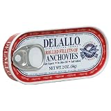 DeLallo Rolled Anchovies with Capers, 2-Ounce Units (Pack of 25)