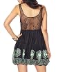 Embroidered Bubble-Hem Dress Product Image