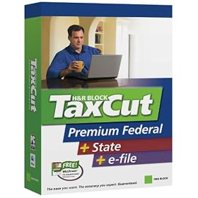 H&R Block Taxcut 2006 Premium Federal + State + Efile