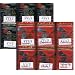 China Tea Loose Leaf Sampler Gift Pack - 6 Tins (Pu Erh, Oolong, Jasmine, Dragonwell Green Tea, Tikuanyin oolong, China Green)