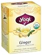 Yogi Ginger, Herbal Tea Supplement, 16-Count Tea Bags (Pack of 6)