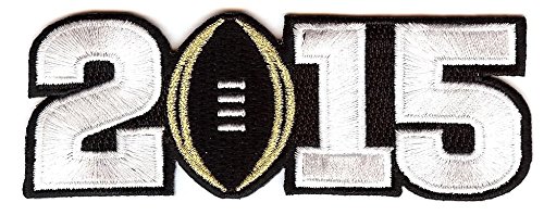 2015 College National Championship Bowl Game Jersey Patch Oregon Ducks vs. Ohio State Buckeyes (Black)