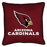 Arizona Cardinals Sideline Decorative Pillow Red18 X 18 Square