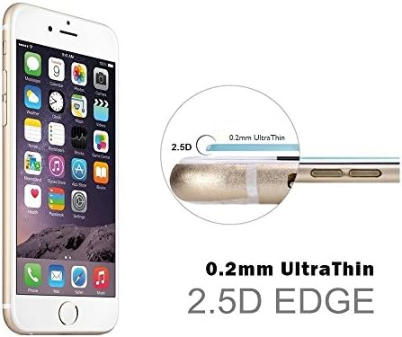 iPhone 6S Screen Protector,9H 0.2mm Ultrathin Premium Tempered Glass Screen Protector for iPhone 6s/ 6(4.7''inch