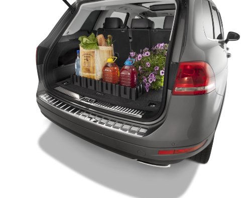 Genuine 2011 - 2013 Volkswagen Touareg Heavy Duty Trunk Liner with Cargo Blocks