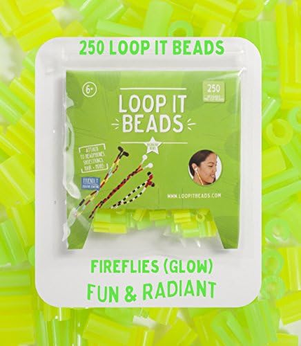 Loop It Beads - 250 Pack - Glow in the Dark Fashion Accessory