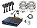 Aposonic A-BR13B4-C500 H.264 CCTV 4 Channel Full D1 Real-time CCTV Surveillance Security System with 500GB HDD / HDMI Output, Mac Ready