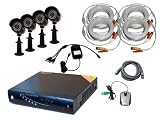 Aposonic A-BR13B4-C500 H.264 CCTV 4 Channel Full D1 Real-time CCTV Surveillance Security System with 500GB HDD / HDMI Output, Mac Ready