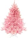 4.5' Pre-Lit Pretty In Pink Artificial Christmas Tree - Pink Lights