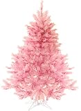 4.5' Pre-Lit Pretty In Pink Artificial Christmas Tree - Pink Lights