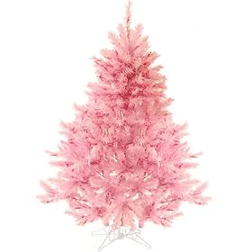 4.5' Pre-Lit Pretty In Pink Artificial Christmas Tree - Pink Lights