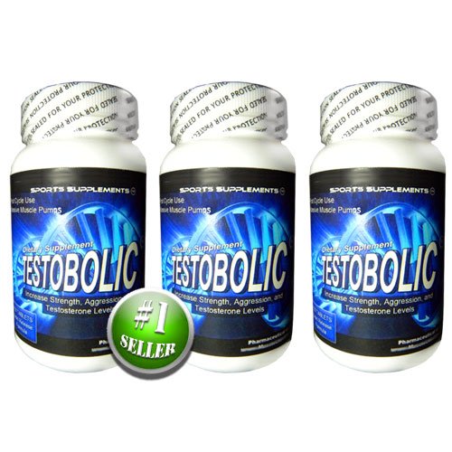 Testobolic 300 Tablets Testosterone Enhancer Steroid Free Bodybuilding Supplement