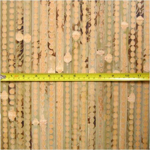 6' Foot Tall Bamboo Wall or Ceiling Covering Wainscoting - 130 Pattern