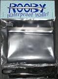 Black 2 Pocket Waterproof Wallet with BLACK Lanyard