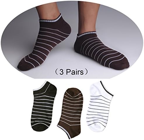 GJSocks Men's Invisible Socks Best Cotton Invisible Socks For Mens (3 Pair)