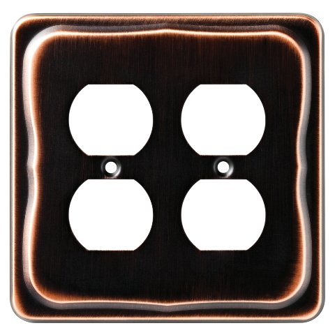 Brainerd 144403 Tenley Double Duplex Wall Plate / Switch Plate / Cover