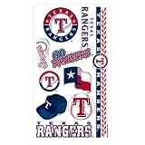 Texas Rangers Official Logo Tattoo Sheet