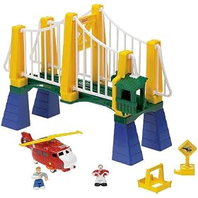 Fisher-Price Geo Trax Bridge and Helicoptor Set w Lights and Sounds - Toys R Us Exclusive... from Suspension Sets