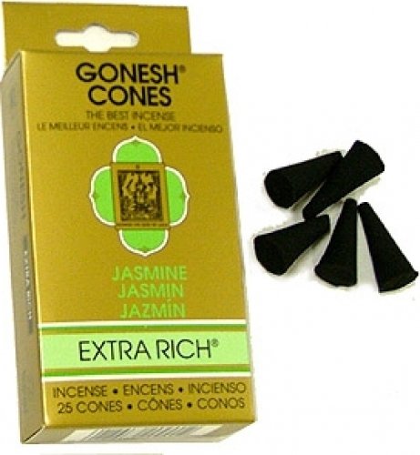 Gonesh Cone extra rich-Jasmine, Pack of 25