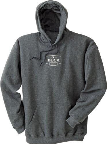 Buck Men's Gray XX-Large Hoodi
