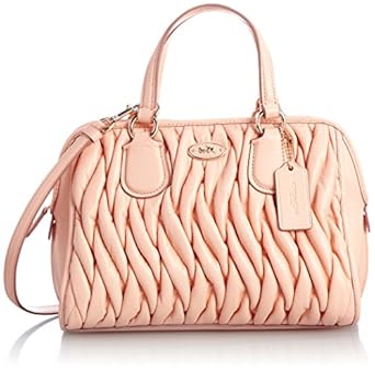 Amazon.com: Coach Mini Nolita Gathered Lea