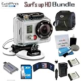 GoPro HD HERO2(Latest Model)Surf 16 GB + 2 Extra Batteries and Charger kit Bundle