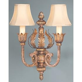 Fine Art Lamps 230150 2LT Wall Sconce European Crossroads Traditional Indoor Lighting by Fine Art Lamps