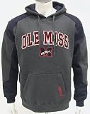 Mississippi Ole Miss Rebels Charcoal Challenger Hooded Sweatshirt