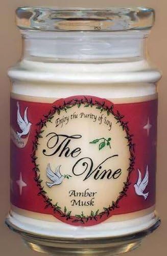 Candle - Jar - Amber Musk (Soy) - Psalm 139 (12 Oz)