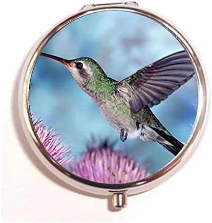 Moving Hummingbird DIY Traveling Camping Outdoor fashion custom Pill Storage Case Box Organizer