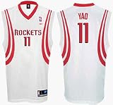 Yao Ming Houston Rockets #11 Replica Reebok NBA Basketball Jersey (White)
