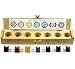 7 MERKABA CHAKRA STONES SET ~ Sacred Geometry ~ Jasper, Aventurine, Lapis Lazuli, & Amethyst ~ w/ Wooden Box & Velvet Pouch
