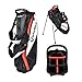 TaylorMade Purelite Stand Bag, Black/White/Red