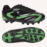 Vizari Treviso FG Youth Green Soccer Cleats BLACK/GREEN YOUTH 8.5