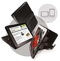 Tuff-Luv Bi-Axis Napa Leather Case Cover for Apple iPad - Black
