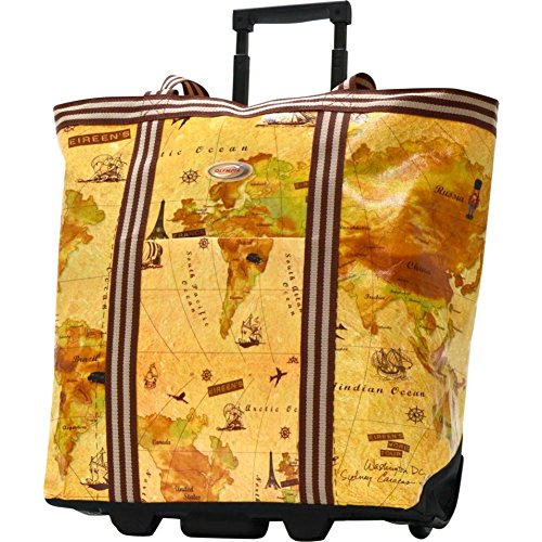 Olympia Luggage Cosmopolitan Rolling Shopper Tote