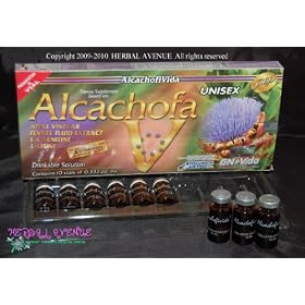 1 Box/Caja Alcachofivida apple vinegar - Box with 10 drinkable ampoules / Caja con 10 ampolletas ingeribles