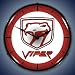 Dodge Viper Logo Lighted Wall Clock