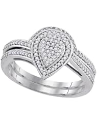 0.33CTW-DIA MIRO-PAVE BRIDAL SET