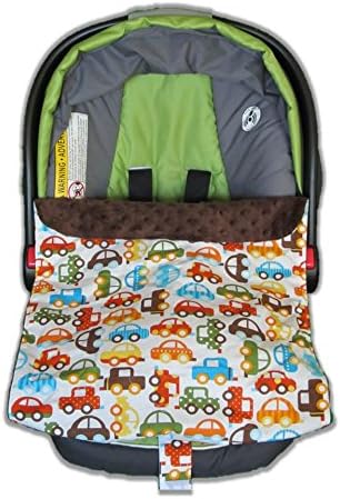 Blue Baby Bum Car Seat Blankie - Cars