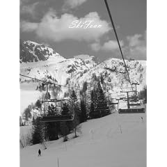 SkiFoan: Notizbuch Winter, fast DIN A 4, liniert: Notebook Winterurlaub