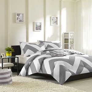 Mi Zone Libra Comforter Set - Grey - Twin/Twin XL