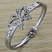 YAZILIND Jewelry Elegant Hollow Butterfly Charming Bangle Bracelet 2.2
