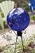 Blue Pattern Glass Gazing Ball
