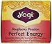 Yogi Tea Raspberry Passion Perfect Energy Tea - 16 Tea Bags per Pack (6 Packs) - Organic, Caffeinated Raspberry Tea for Energy Support - Includes Black Tea Leaf, Green Tea Leaf & More