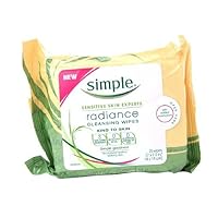 Simple Radiance Cleansing Wipes 25 ea