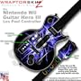 Lightning Blue Skin by WraptorSkinz TM fits Nintendo Wii Guitar Hero III (3) Les Paul Controller (GUITAR NOT INCLUDED)